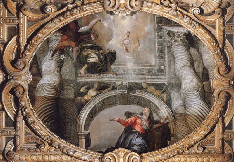 Paolo  Veronese Annunciation Sweden oil painting art